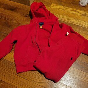 Red Ralph Lauren Sweatsuit